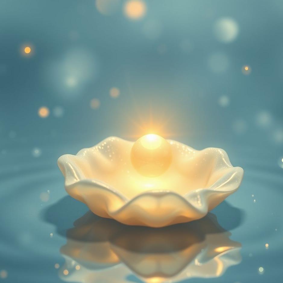 Dream : Shining pearl in a dream