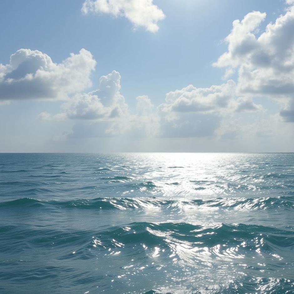 Dream : Shining sea in a dream