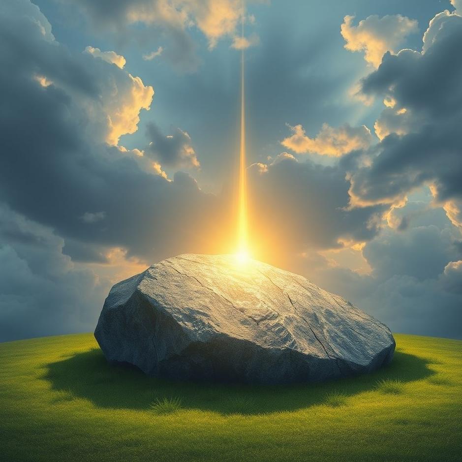 Dream : Shining stone in a dream