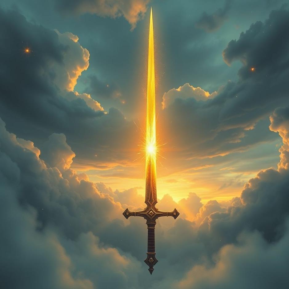 Dream : Shining sword in a dream