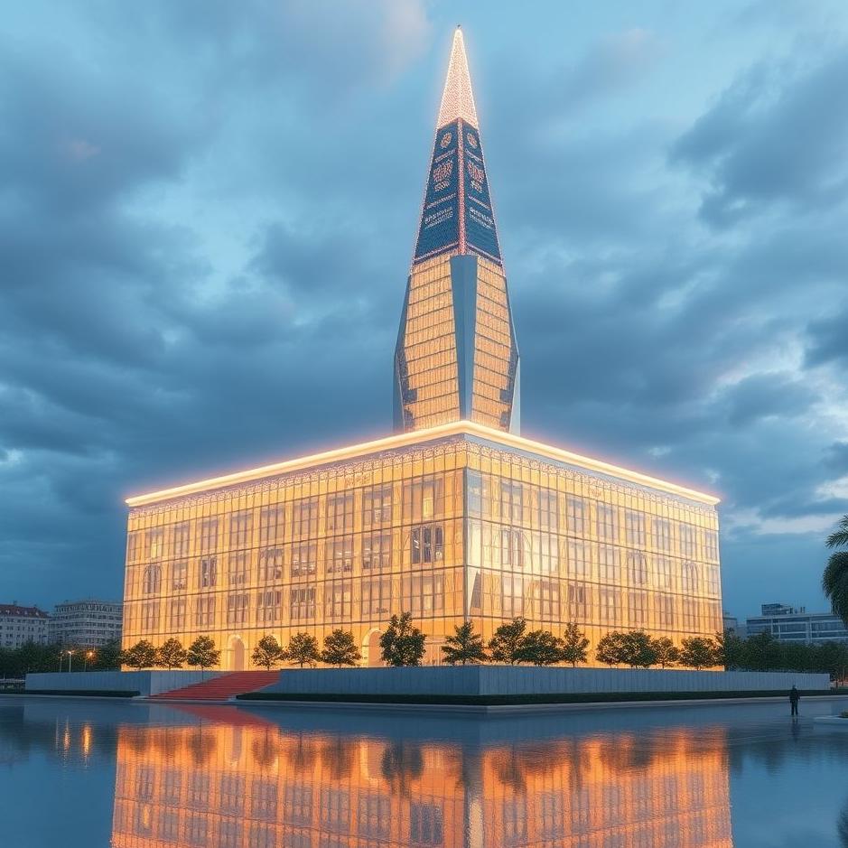 Dream : Shiny building in a dream