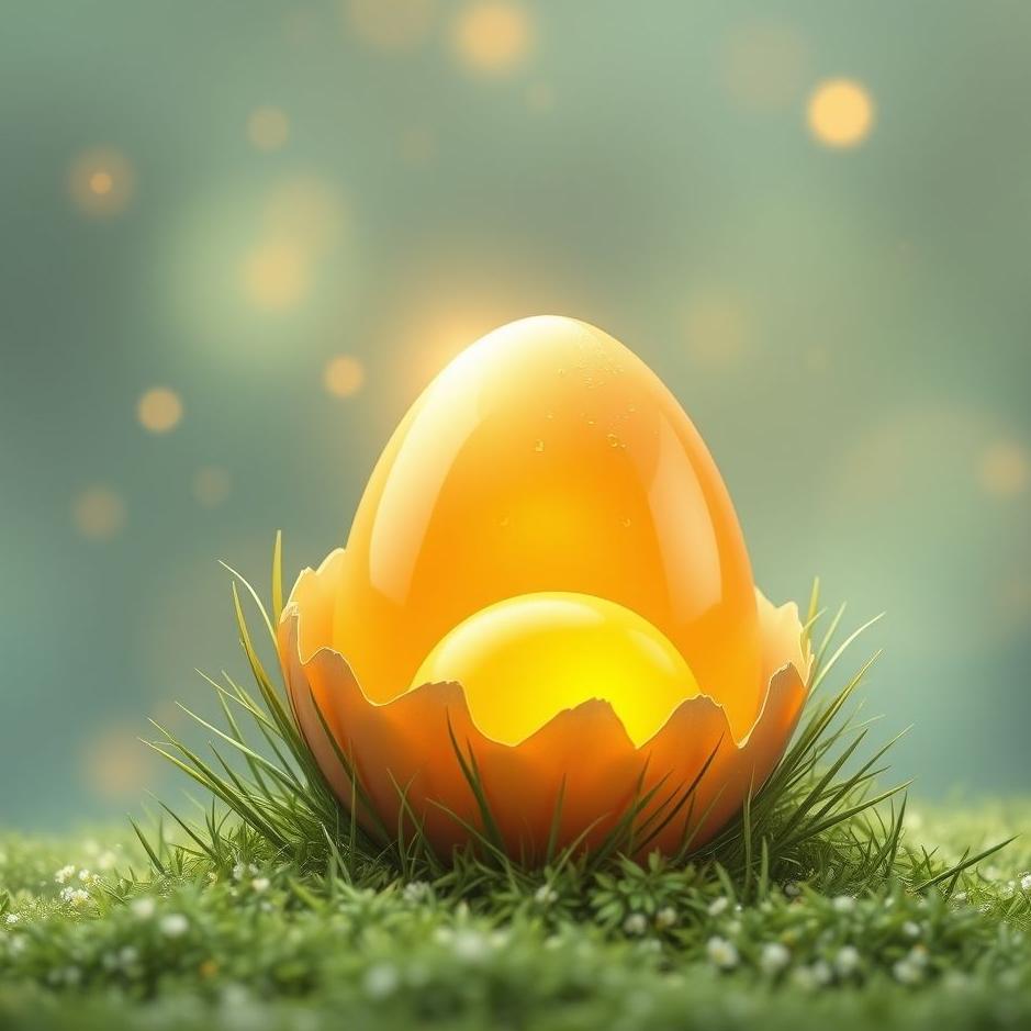 Dream : Shiny egg in a dream