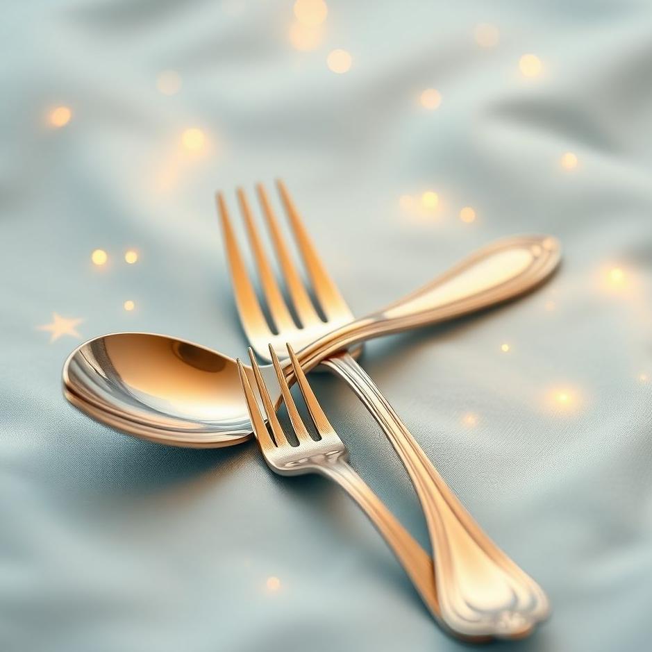 Dream : Shiny forks and spoons in a dream
