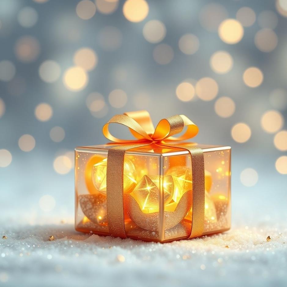 Dream : Shiny gift package in a dream