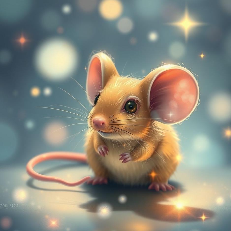 Dream : Shiny mouse in a dream