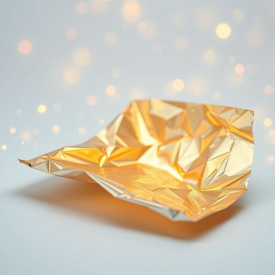 Dream : Shiny paper in a dream