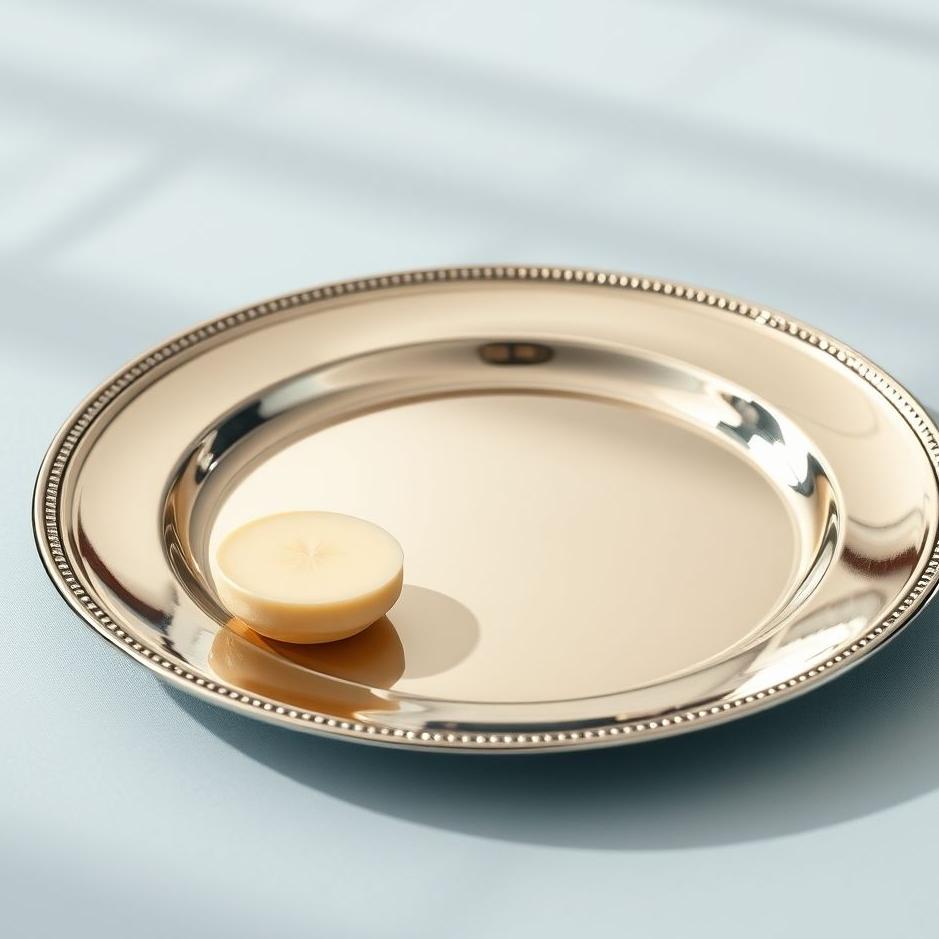 Dream : Shiny plate in a dream