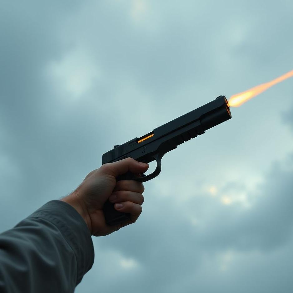 Dream : Shooting a black gun in a dream