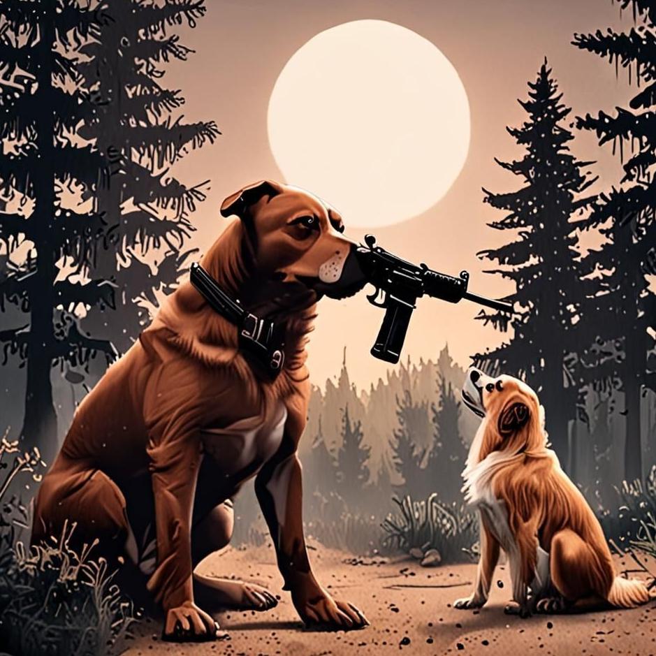 Dream : Shooting a dog with a gun in a dream