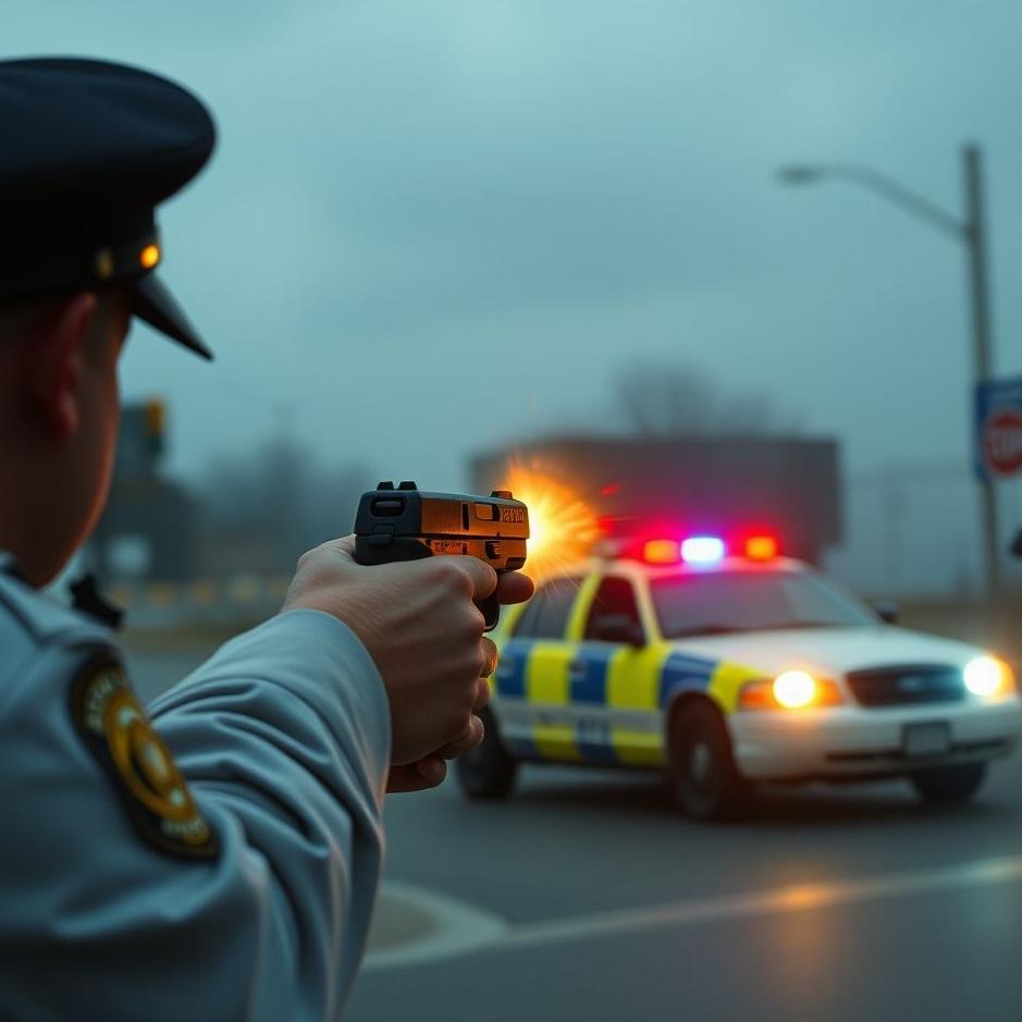 Dream : Shooting a gun at the police in a dream