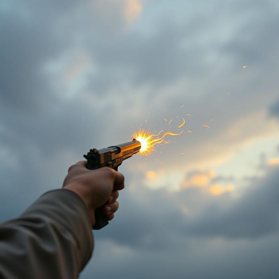 Dream : Shooting a gun into the air in a dream