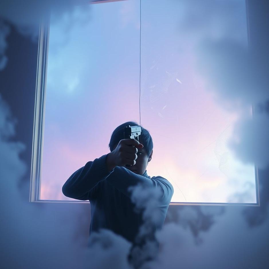 Dream : Shooting a window with a gun in a dream