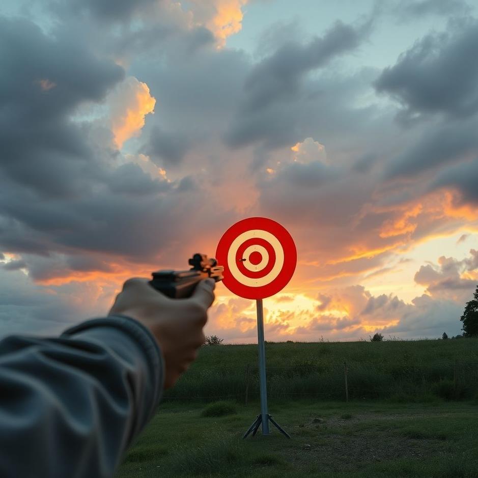 Dream : Shooting at a target in a dream