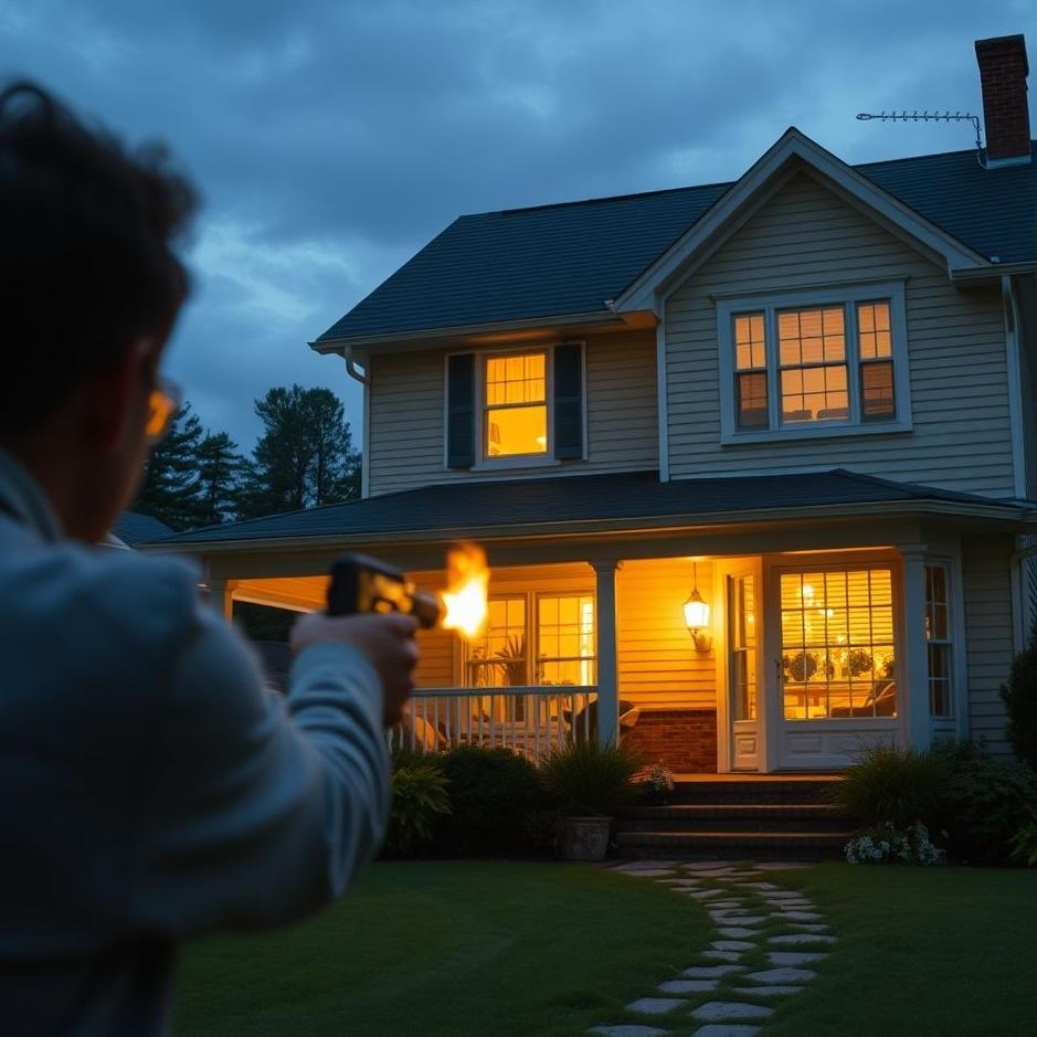 Dream : Shooting away a guest who comes to your home in a dream