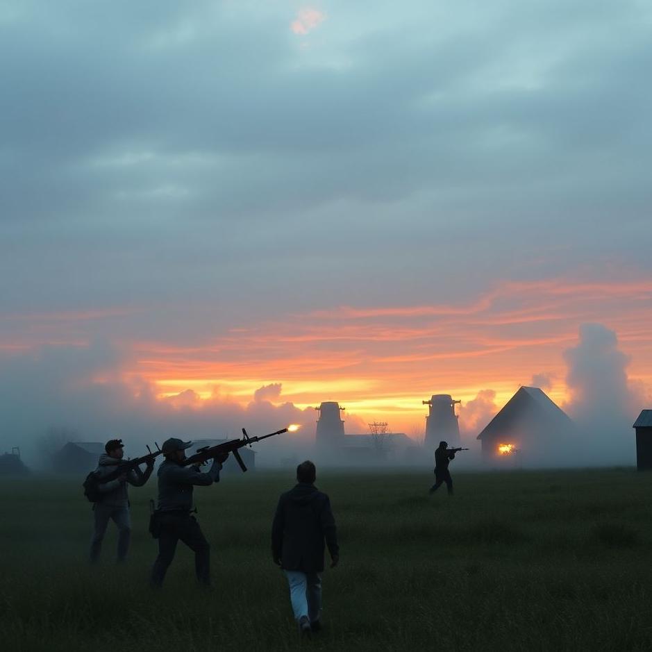 Dream : Shooting in a war in a dream