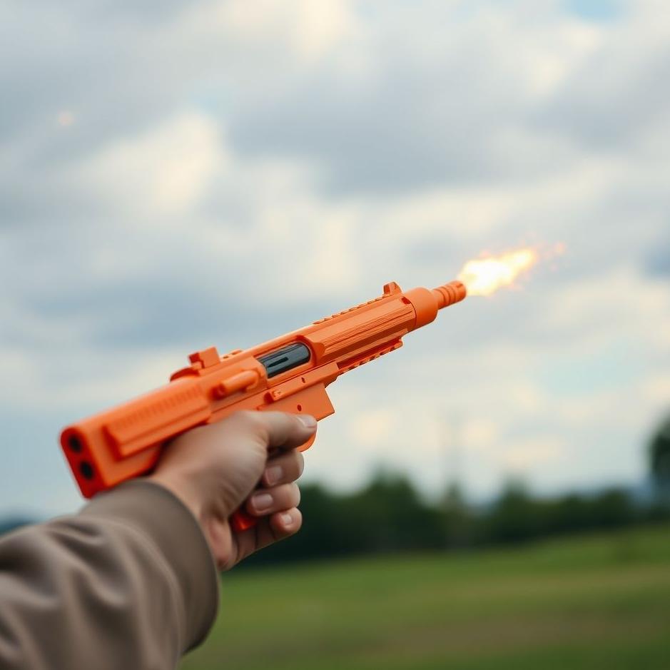 Dream : Shooting with a toy gun in a dream