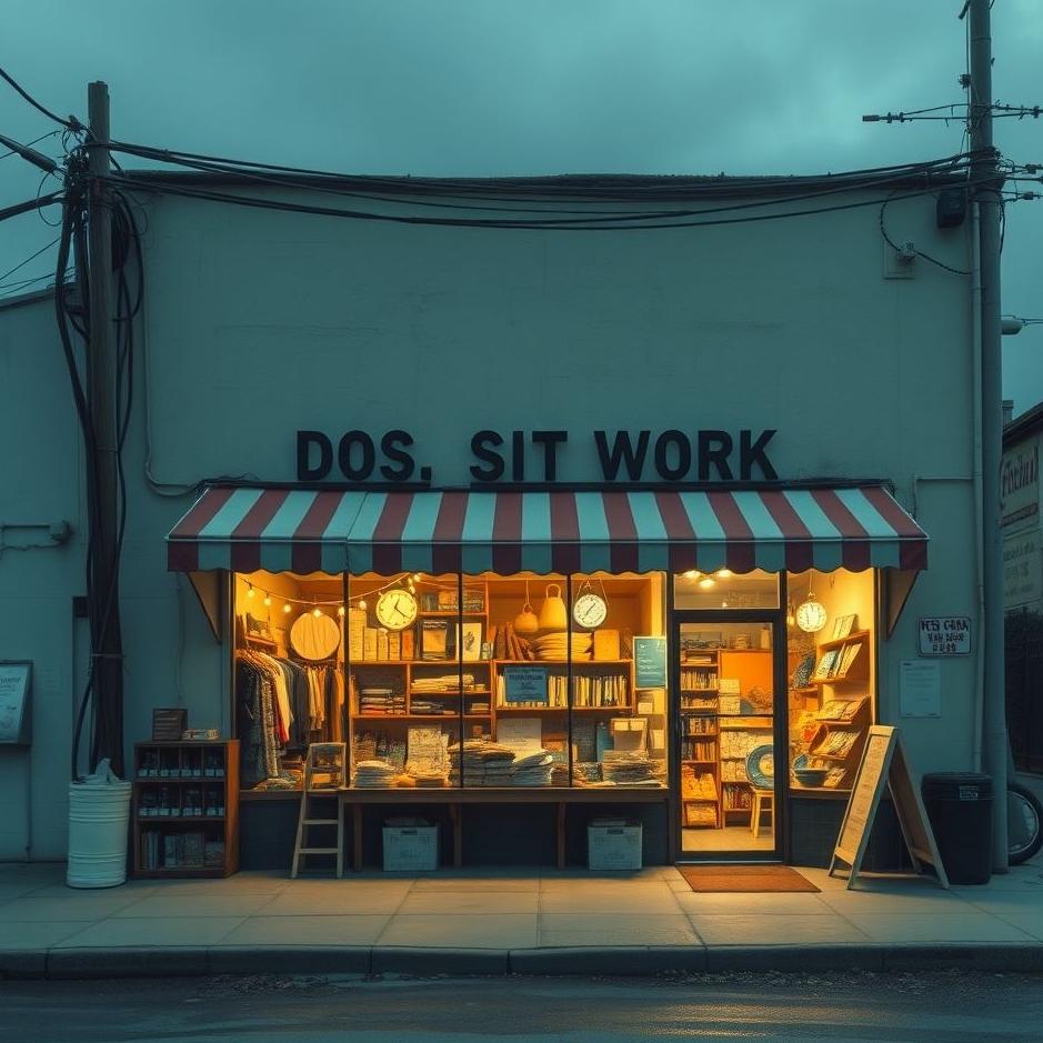 Dream : Shop that does not work in a dream
