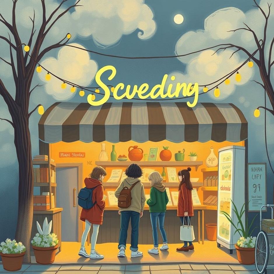 Dream : Shop with friends in the dream