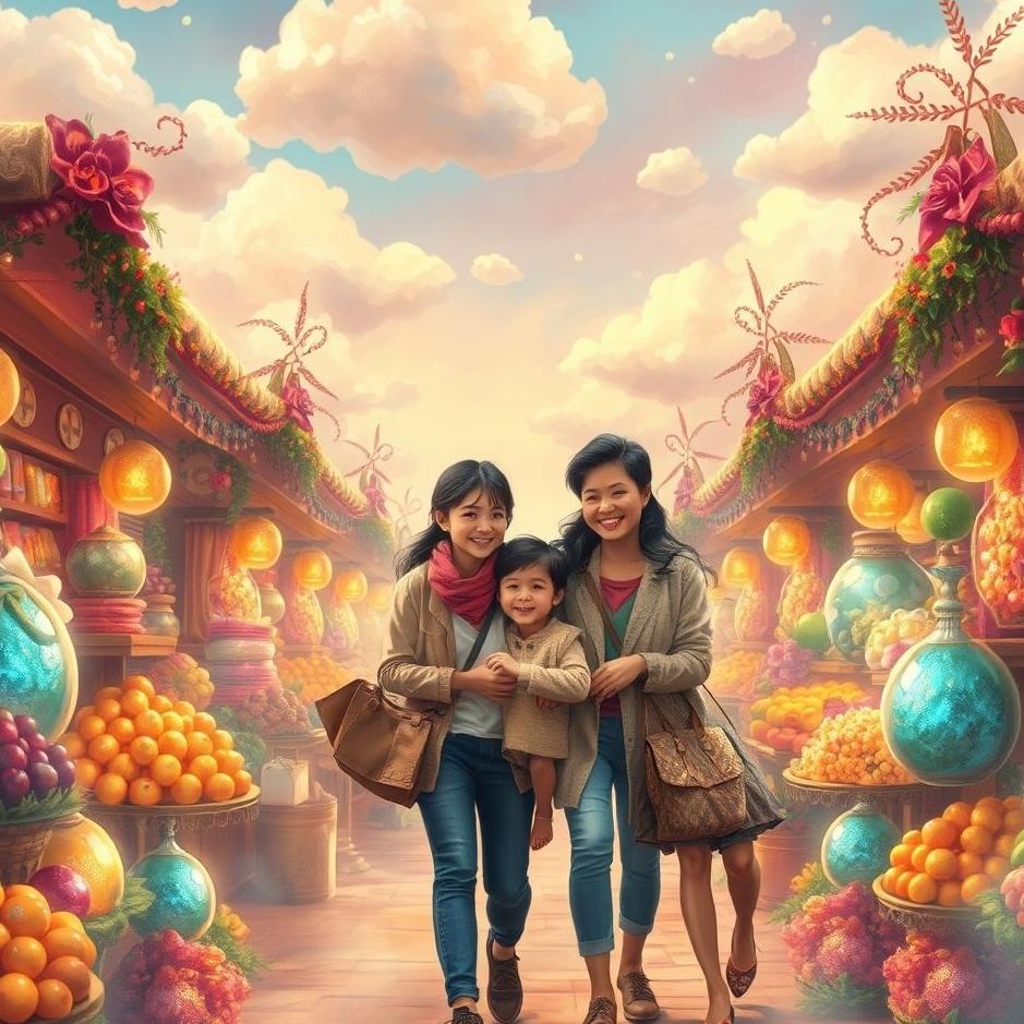 Dream : Shopping with family in the dream