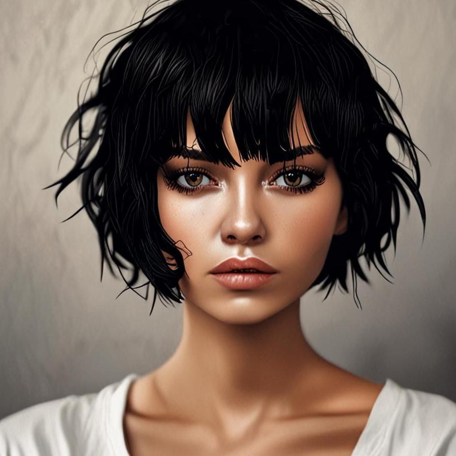 Dream : Short and black hair in a dream