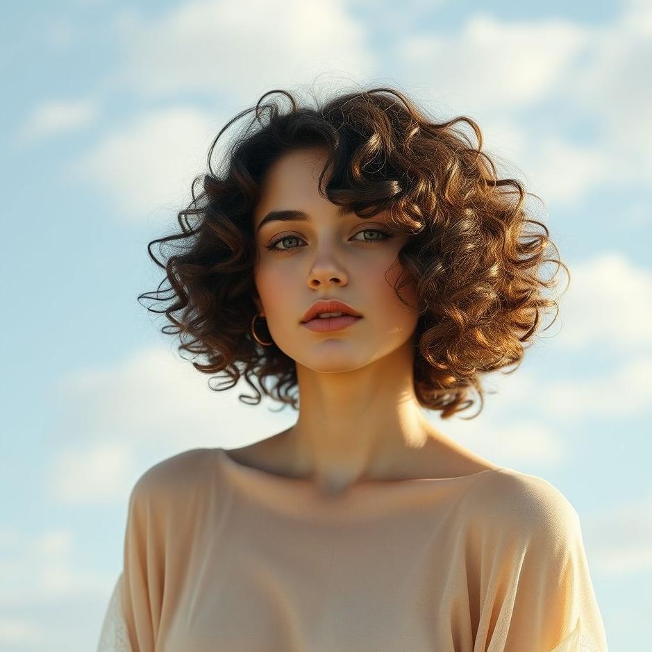 Dream : Short and curly hair in a dream