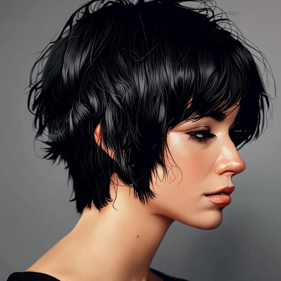 Dream : Short black hair in a dream