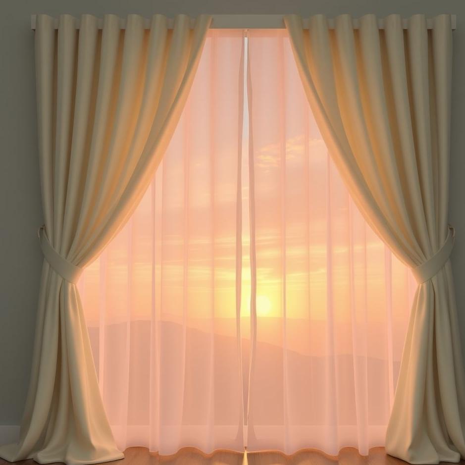 Dream : Short curtain in a dream