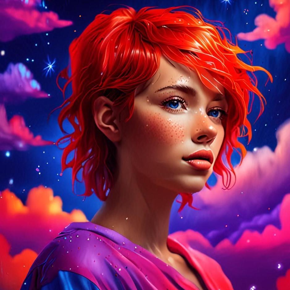 Dream : Short dyed hair in a dream