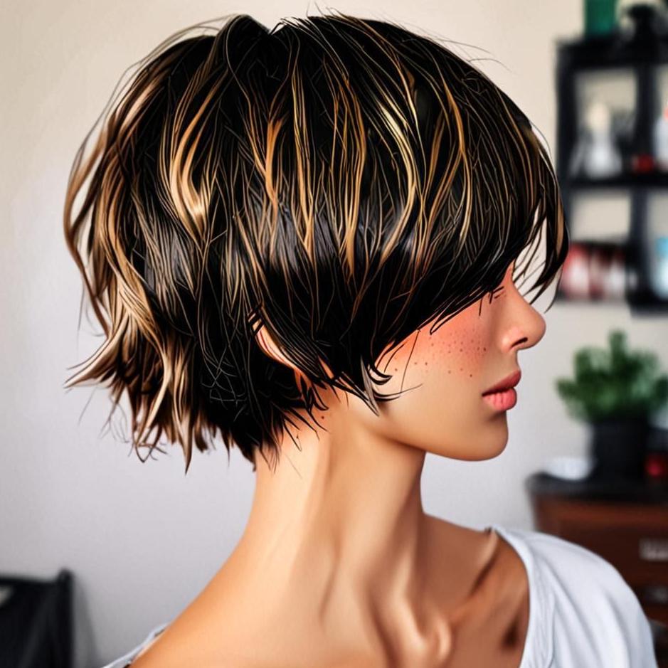 Dream : Short hair tied in a dream