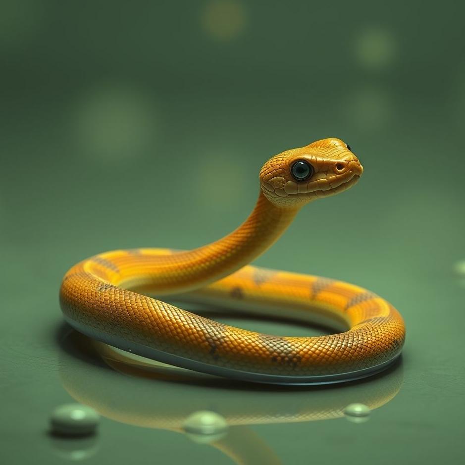 Dream : Short thin snake in a dream