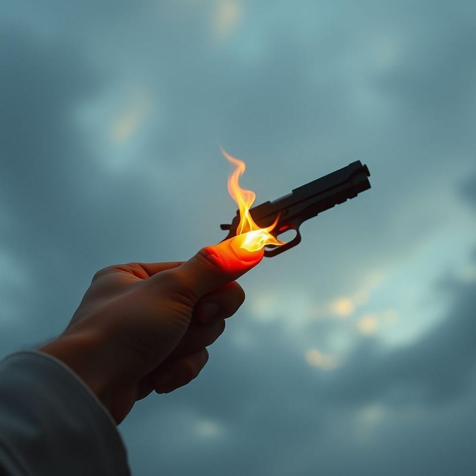 Dream : Shot in the finger with a gun in a dream