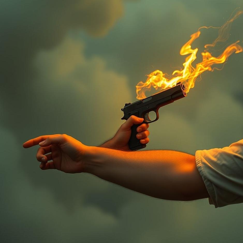 Dream : Shot in the right arm with a gun in a dream