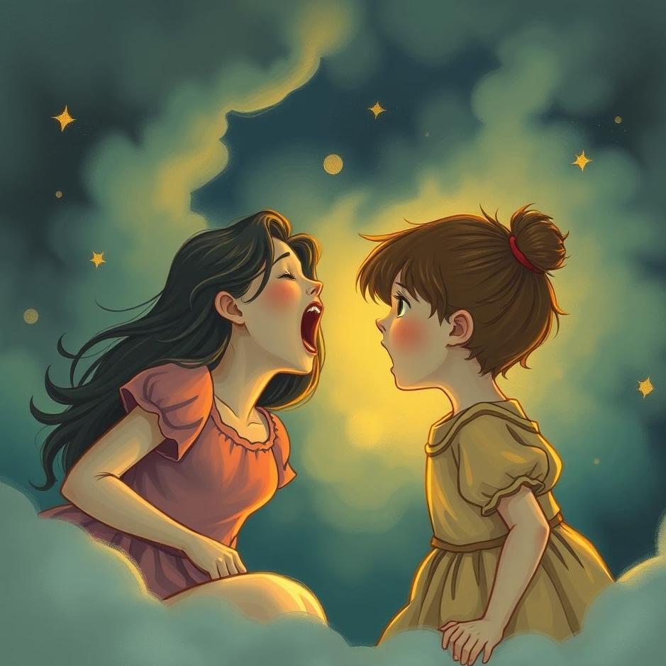 Dream : Shouting at a girl in a dream