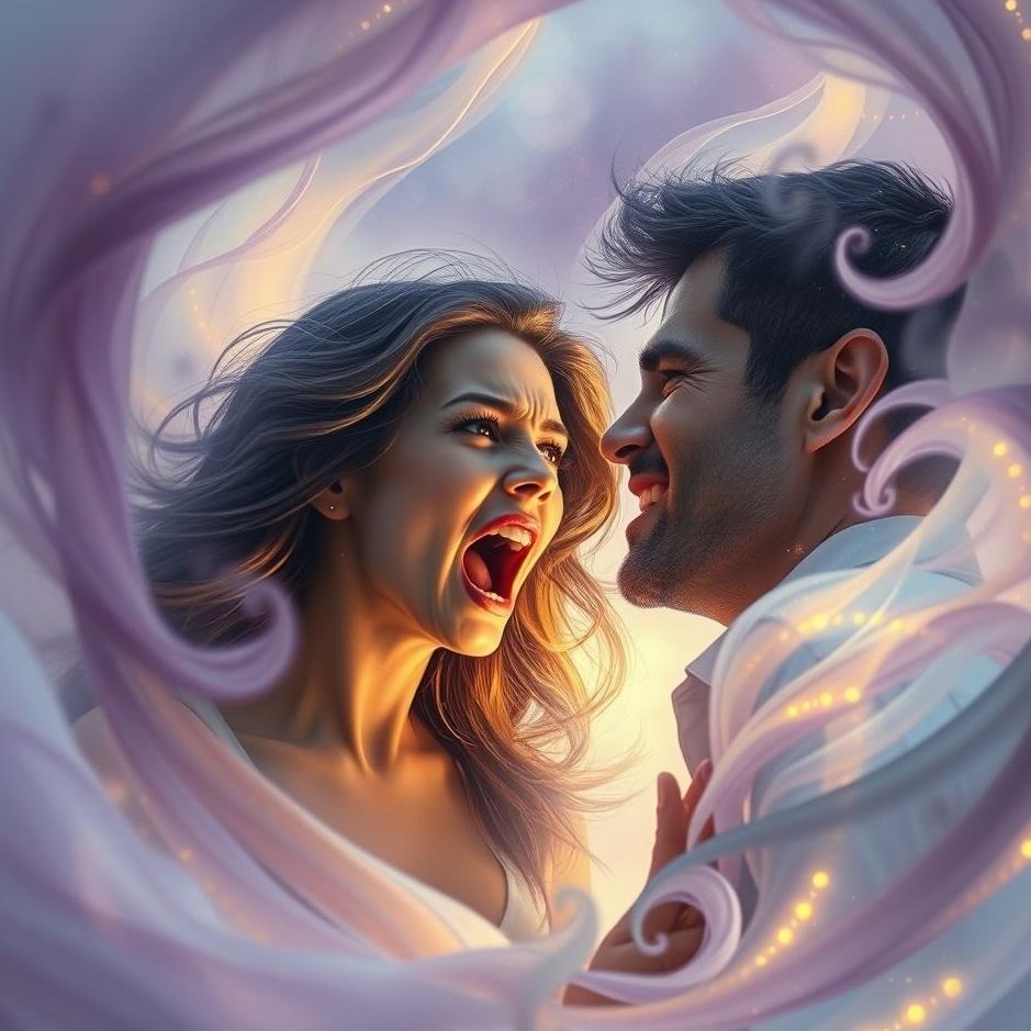 Dream : Shouting at her husband in a dream