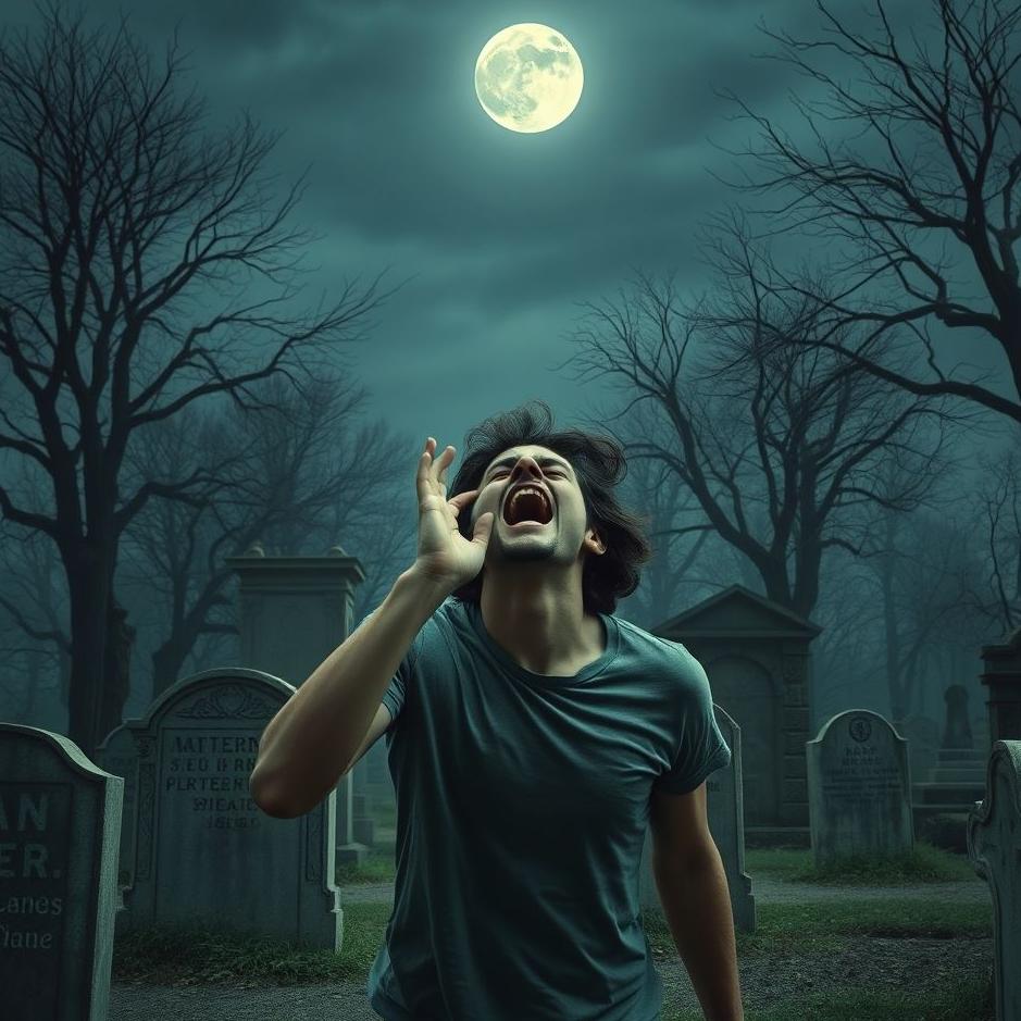 Dream : Shouting in a cemetery in a dream