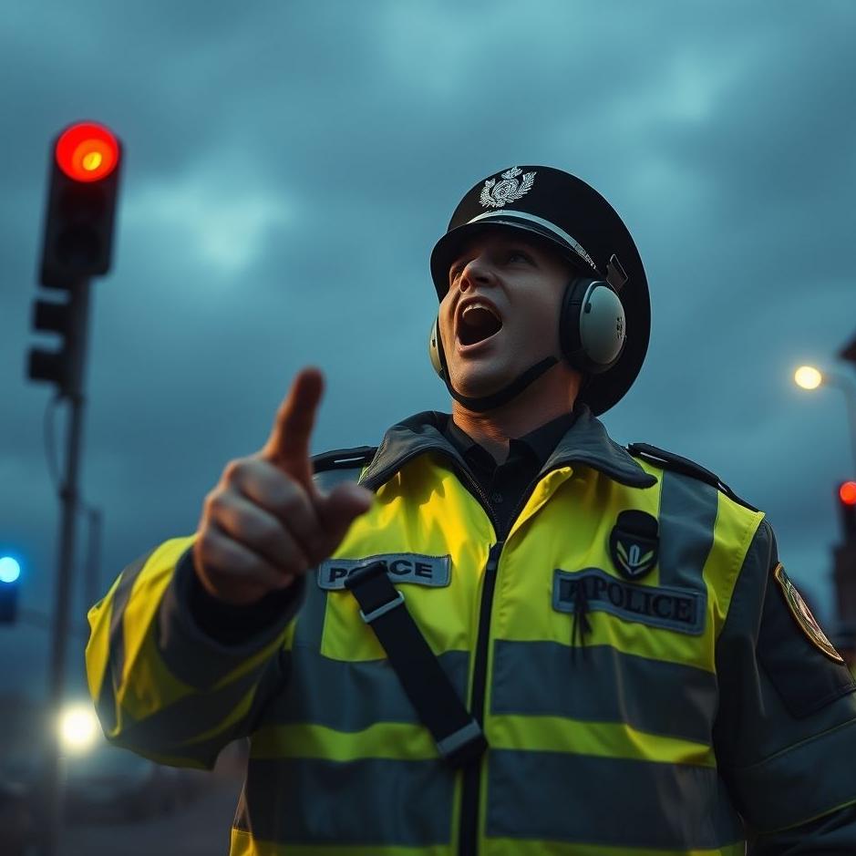 Dream : Shouting police in a dream