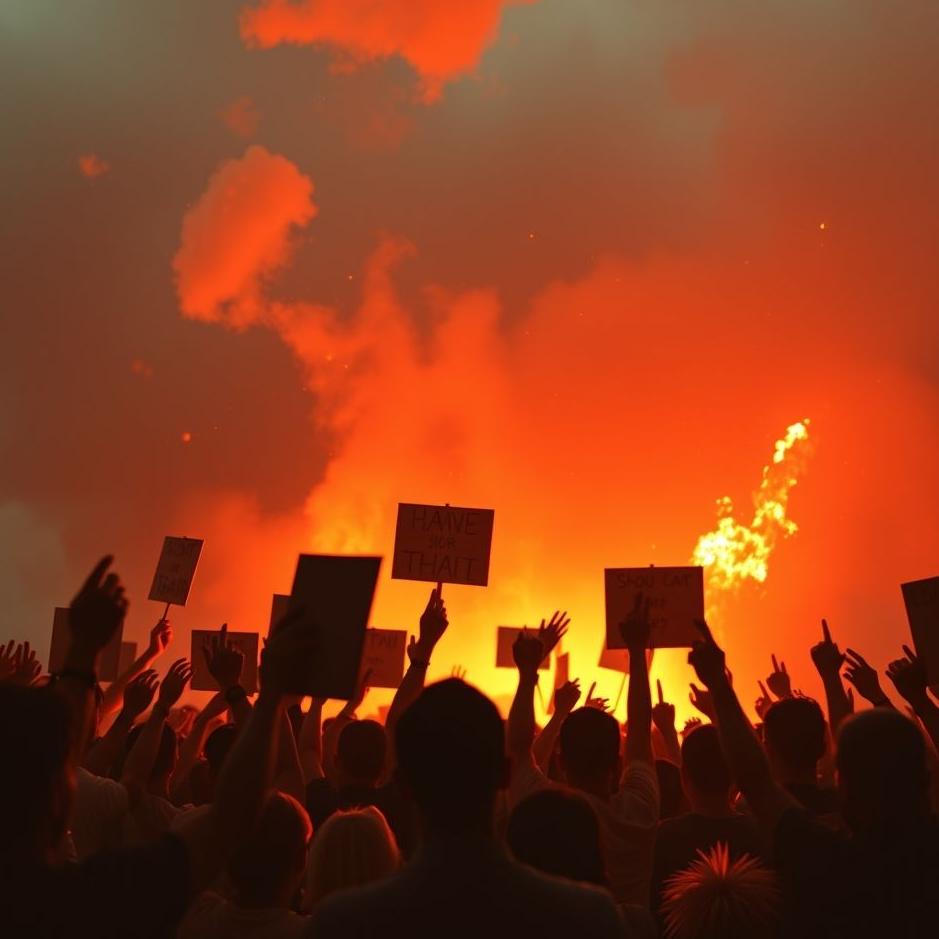 Dream : Shouting slogans in a dream