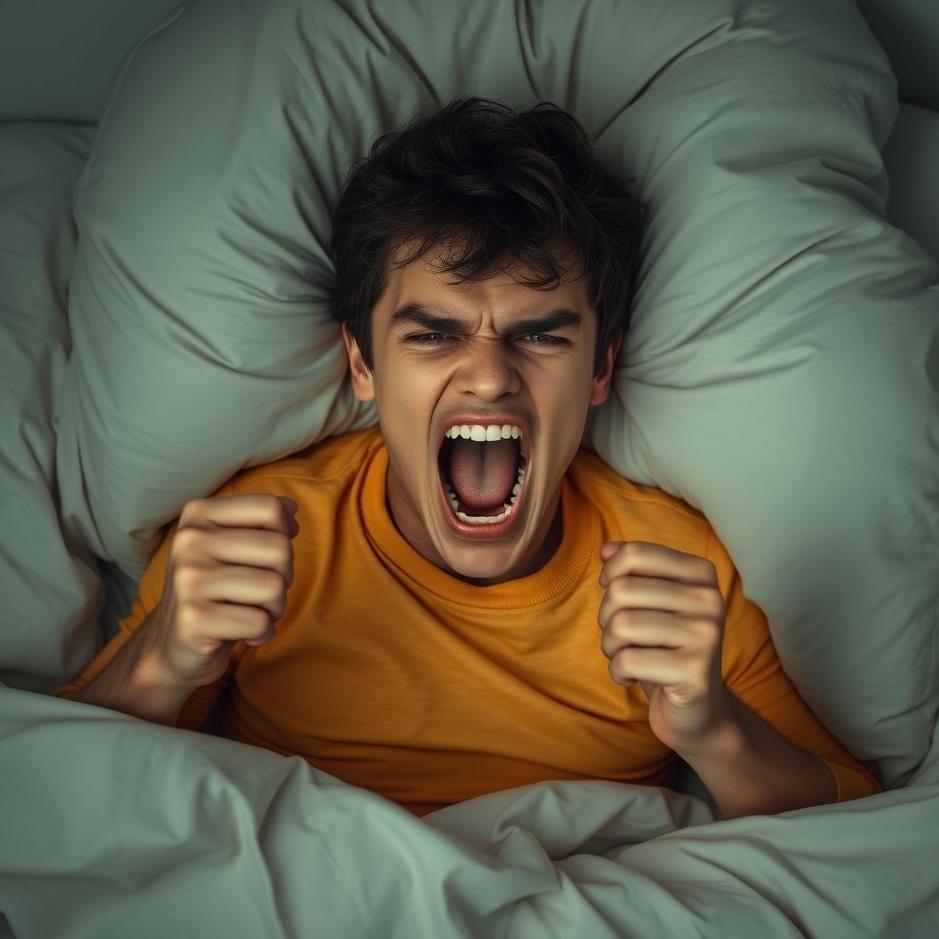 Dream : Shouting while getting angry in a dream