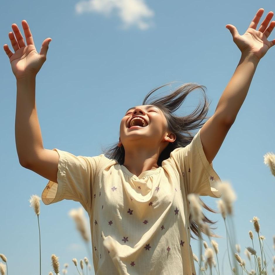 Dream : Shouting with happiness in a dream