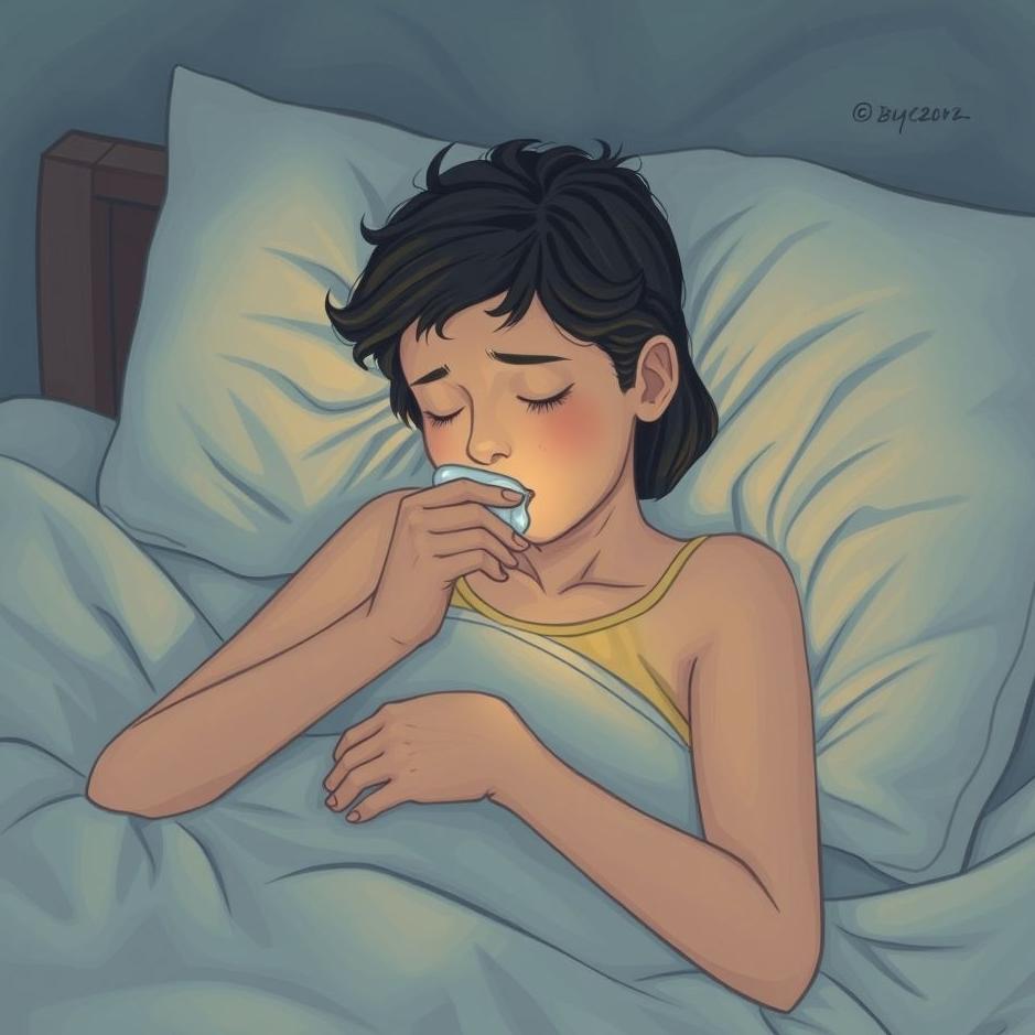 Dream : Sick and coughing in a dream