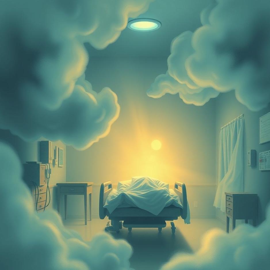 Dream : Sick and entering the hospital in a dream