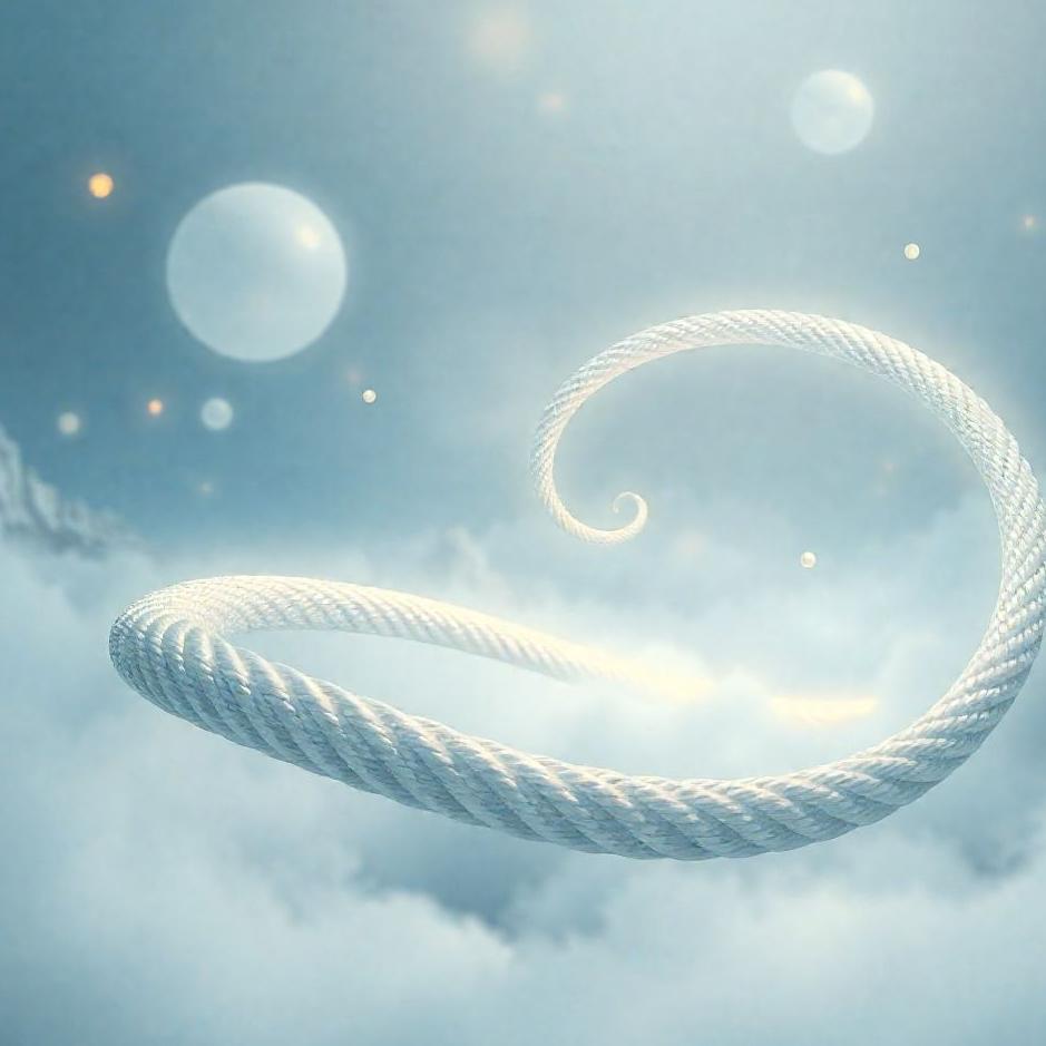 Dream : Silver rope in a dream