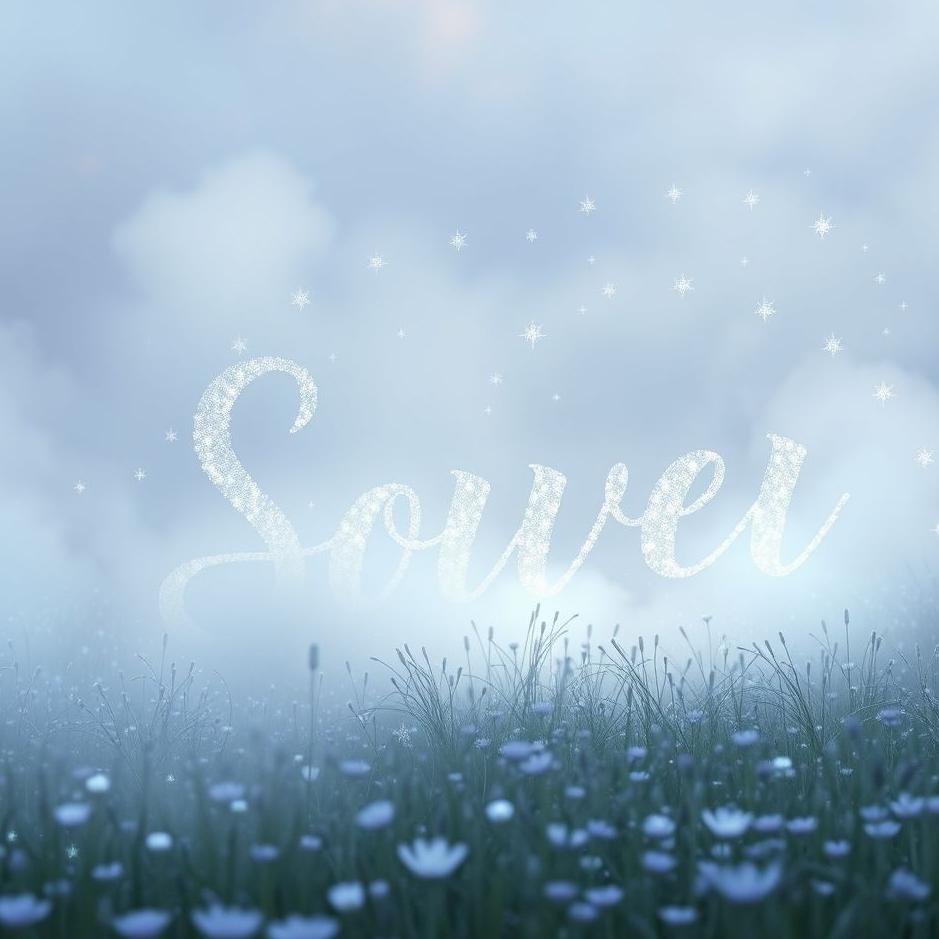 Dream : Silver writing in a dream