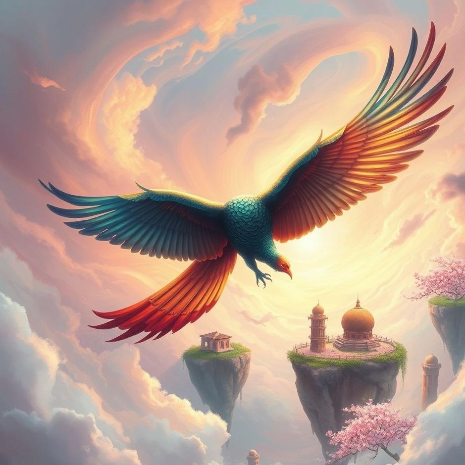 Dream : Simurg in a dream