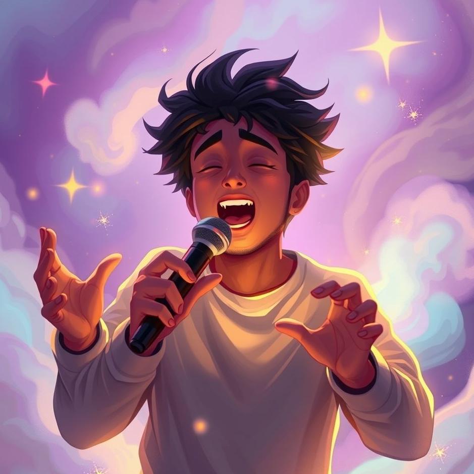 Dream : Singing a rap song in a dream