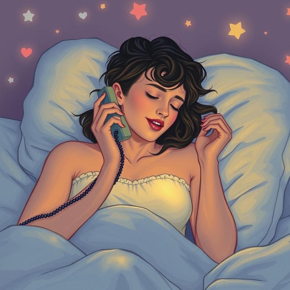 Dream : Singing a song on the phone to your lover in a dream