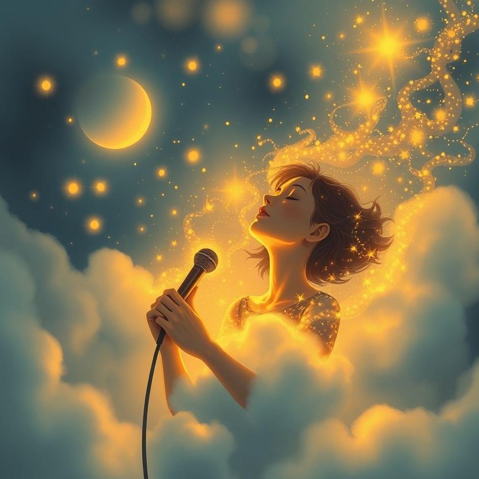 Dream : Singing an English song in a dream