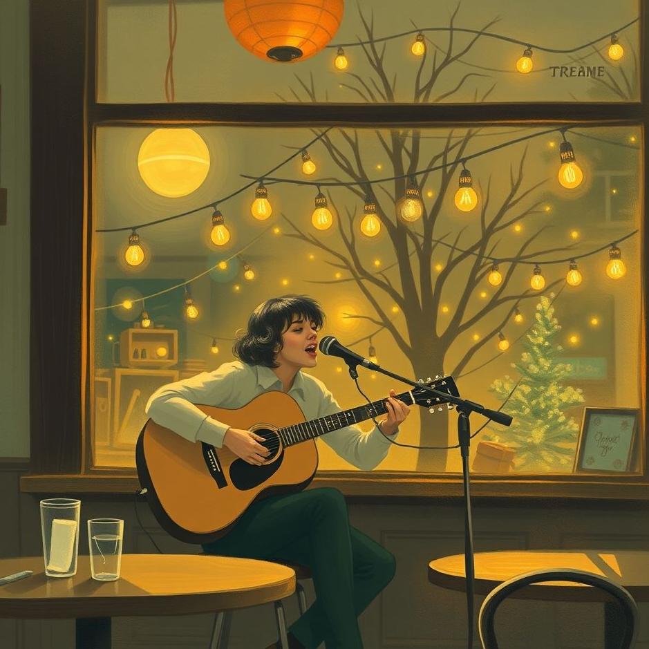 Dream : Singing in a cafe in a dream