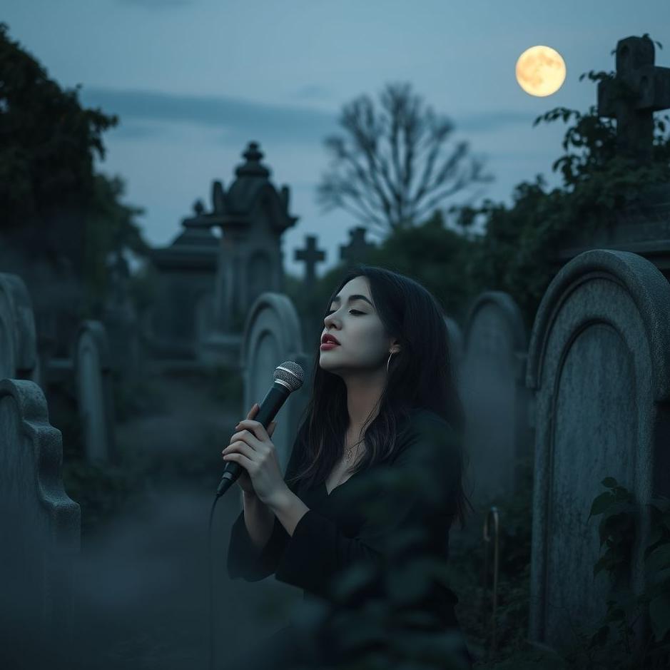 Dream : Singing in a cemetery in a dream