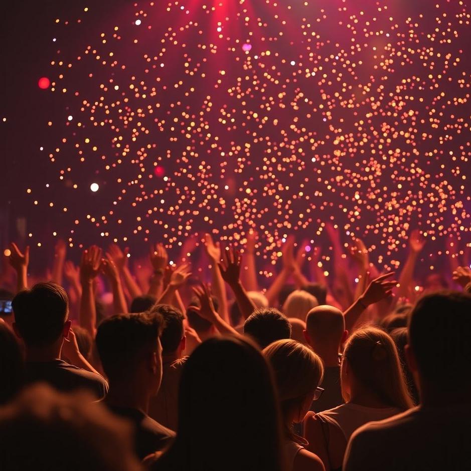 Dream : Singing in a crowd in a dream